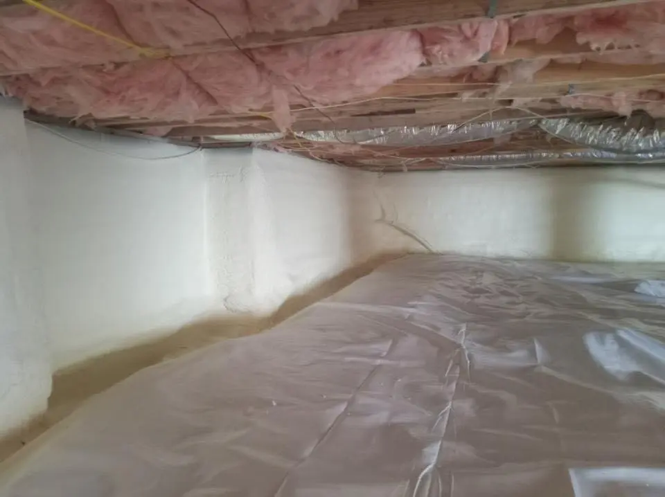 Crawl space encapsulation with closed-cell spray foam for Roof Maintenance in Chehalis